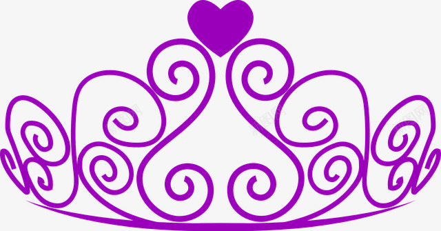 紫色的皇冠png免抠素材_新图网 https://ixintu.com 头饰 皇冠 紫色皇冠 饰品