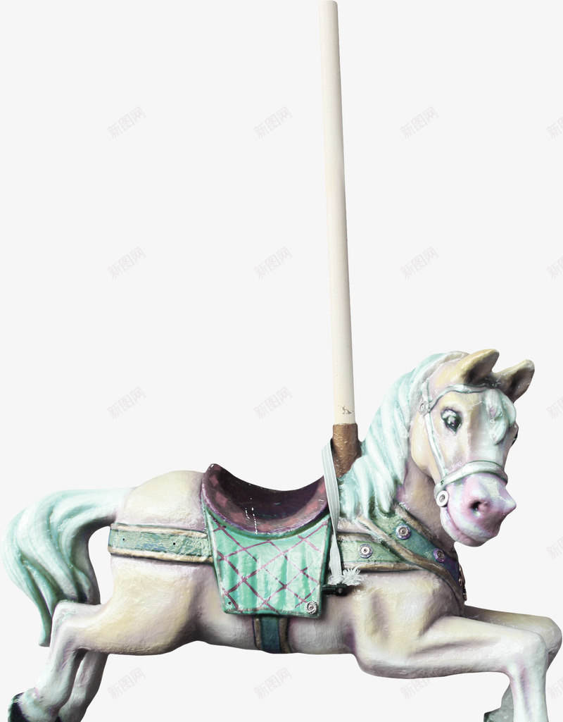 旋转木马png免抠素材_新图网 https://ixintu.com 儿童玩具 旋转 木马 玩具