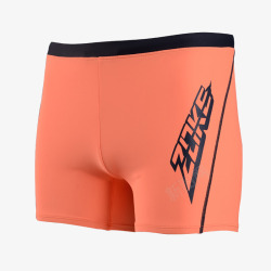 男士短平角游泳裤橙色男士泳裤高清图片