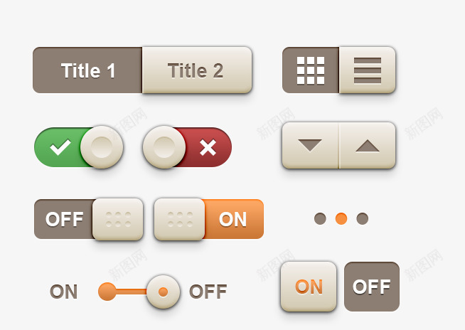 APP潮流元素png免抠素材_新图网 https://ixintu.com APP 元素 开关 按钮 潮流