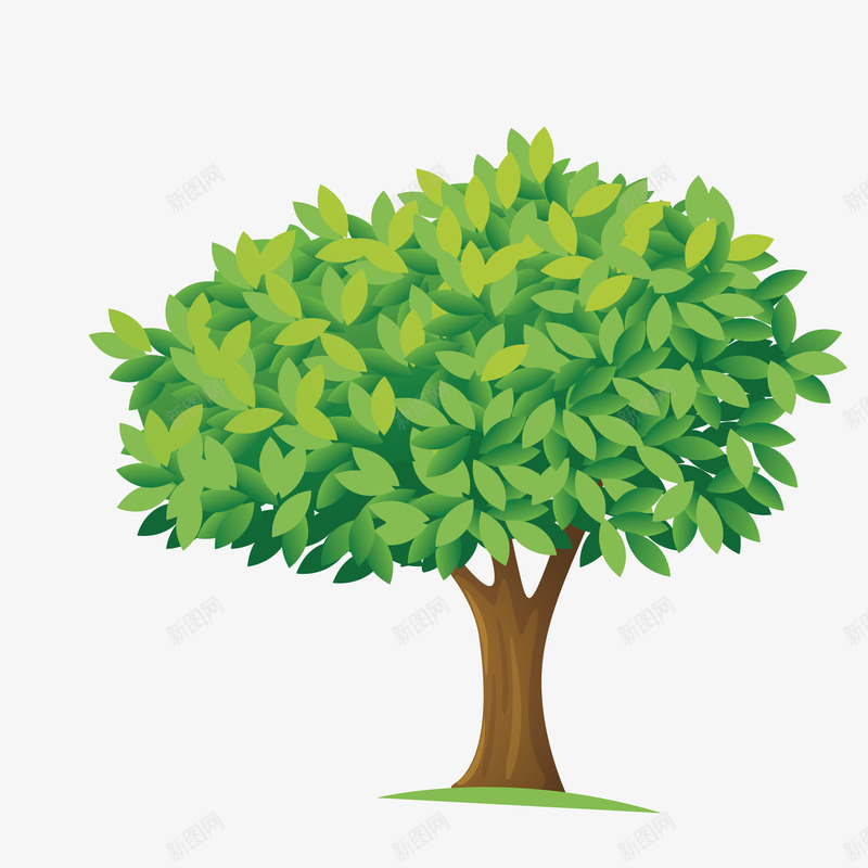 茂盛的大树png免抠素材_新图网 https://ixintu.com png图形 png装饰 大树 树木 绿树 装饰