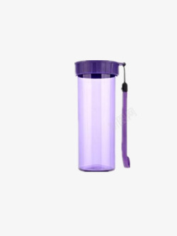 紫色塑料杯素材