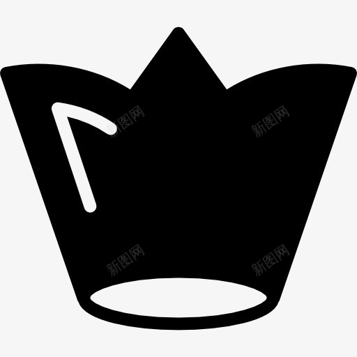 皇冠高大黝黑的固体形状图标png_新图网 https://ixintu.com 坚实 形状 暗 皇冠 皇家 高大 黑色