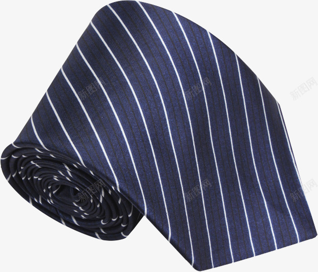 蓝白条纹商务领带png免抠素材_新图网 https://ixintu.com 商务 条纹 领带