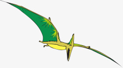 飞行的古代恐龙素材