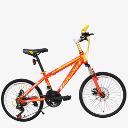 橙色单车素材