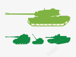 坦克各种造型素材