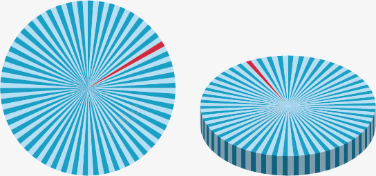 创意立体分布饼形图png免抠素材_新图网 https://ixintu.com 图表 数据 立体 蓝色 说明 饼形