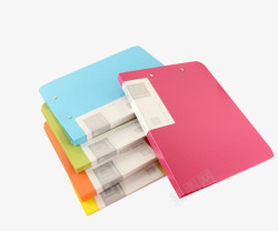 卡纸文件夹各种颜色的文件夹资料夹高清图片