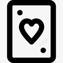 blackjack心中的王牌红桃图标高清图片
