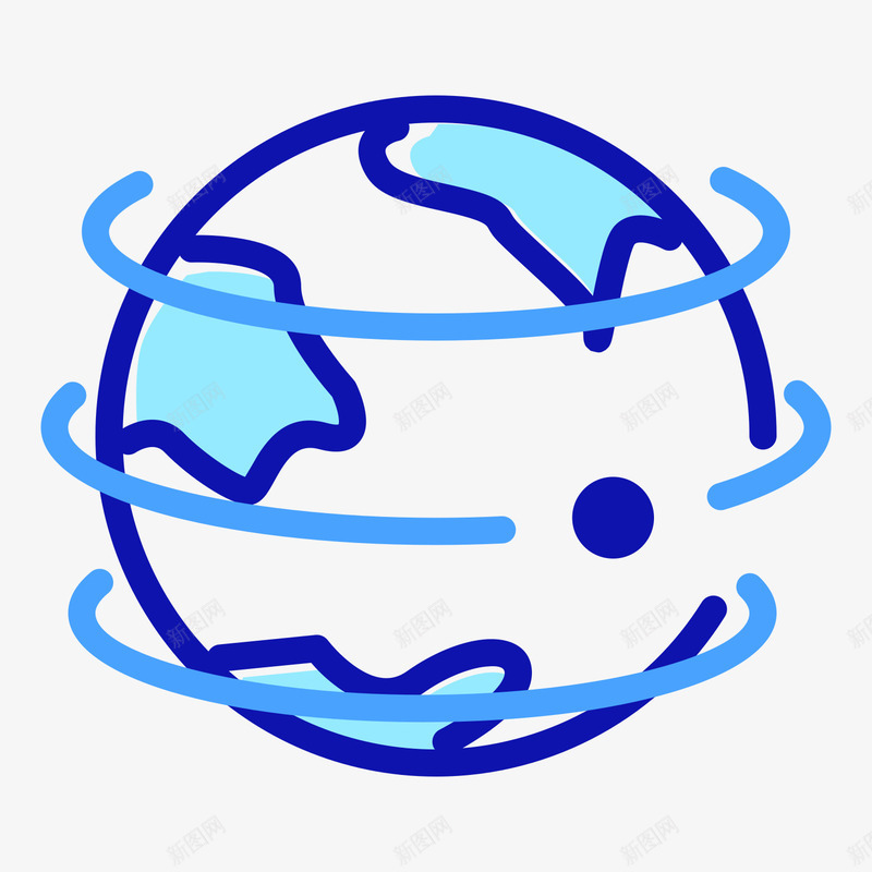 蓝色手绘世界旋转元素矢量图eps免抠素材_新图网 https://ixintu.com 世界 商务 地图 手绘 旋转 科技 纹理 蓝色 矢量图