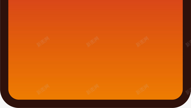 橙色简约背景png免抠素材_新图网 https://ixintu.com 图案 框架 橙色 简约 线条 背景 边框纹理