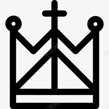 皇家宗教冠图标图标
