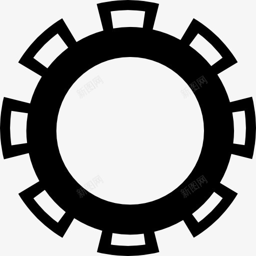 奖牌轮图标png_新图网 https://ixintu.com 圆形 奖励 形状 徽章 符号 轮子