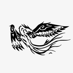 凤凰中国风吉祥飞翔素材