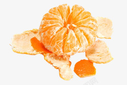 脱了皮的橘子素材
