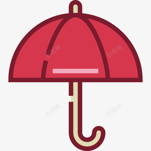 伞图标png_新图网 https://ixintu.com 保护伞 各种工具和用具 天气 雨 雨伞