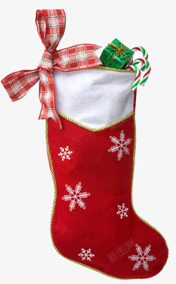 大礼帽圣诞节礼物袜子高清图片