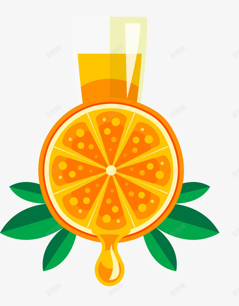 橙子饮料png免抠素材_新图网 https://ixintu.com 手绘 手绘柳橙 柳橙 橙子 橙子饮料 水果 绘画