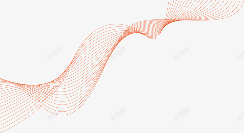 橙色线条花纹矢量图ai免抠素材_新图网 https://ixintu.com AI 卡通 底纹 手绘 橙色 线条 花纹 矢量图
