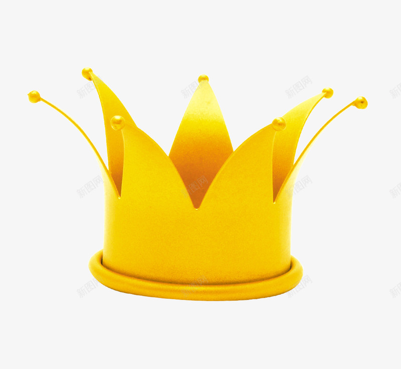 黄色卡通皇冠装饰图案png免抠素材_新图网 https://ixintu.com 免抠PNG 卡通 皇冠 装饰图案 黄色