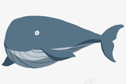 卡通海洋动物深蓝大鱼素材