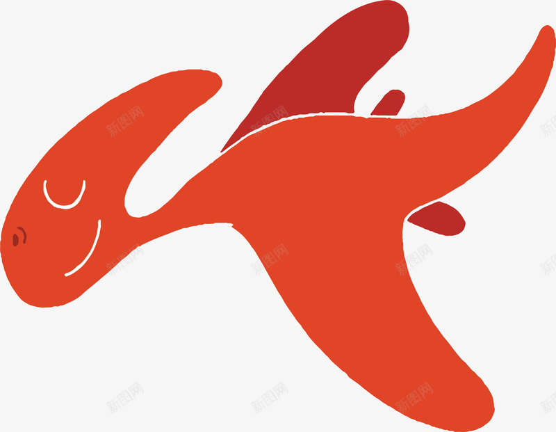 飞翔的恐龙png免抠素材_新图网 https://ixintu.com 动物 卡通 抽象恐龙 插画 翅膀 飞翔的恐龙