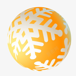 五彩浴球时尚彩色橘球雪花高清图片