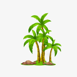 椰子树植物海南夏天树木高清图片