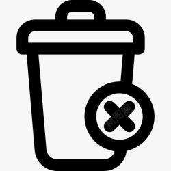 回收桶删除图标高清图片