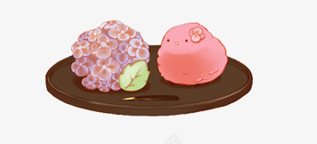 甜点蛋糕类图案png免抠素材_新图网 https://ixintu.com 小鸡包 手绘葡萄 水彩手绘