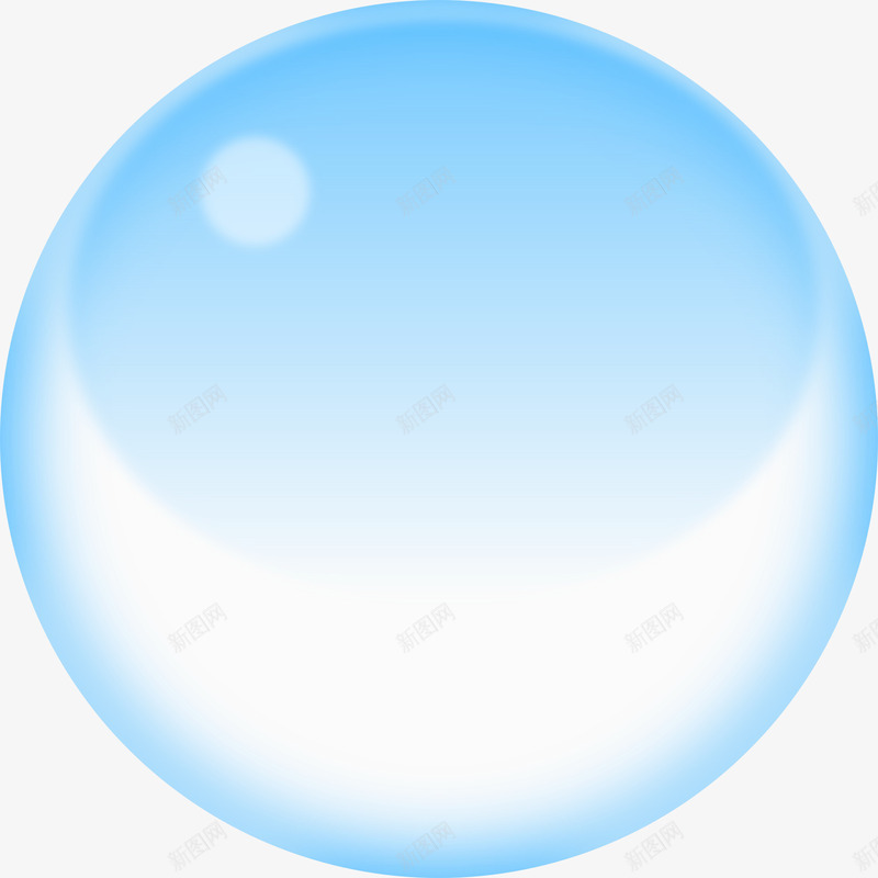 水晶蓝色泡泡png免抠素材_新图网 https://ixintu.com 水晶 泡泡 蓝色 装饰