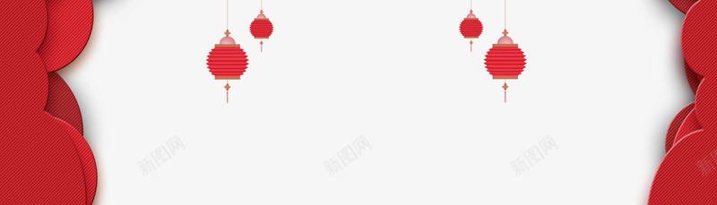 红色中国风灯笼挂饰png免抠素材_新图网 https://ixintu.com 新年 新春 春节 灯笼 红灯笼 纸灯笼 过年
