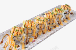 美味寿司卷牛油果寿司高清图片