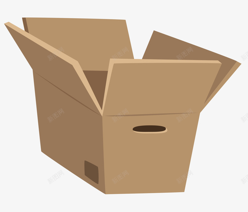 打包箱子图标png_新图网 https://ixintu.com 快递 矢量货品 矢量货物 箱子 货品 货物 货物签收