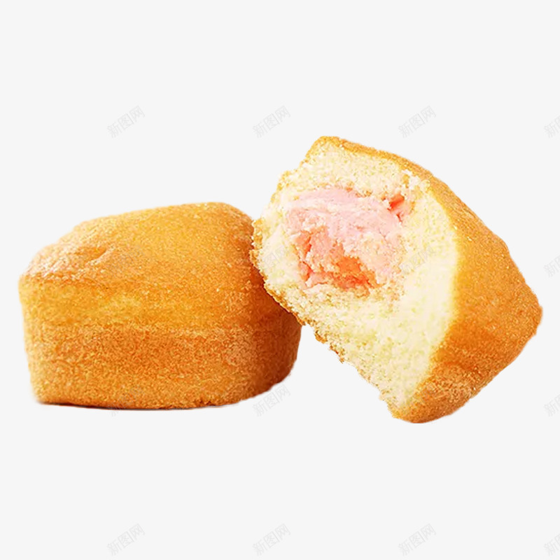 美味夹心面包png免抠素材_新图网 https://ixintu.com 夹心蛋糕 好吃的 小蛋糕 美味的