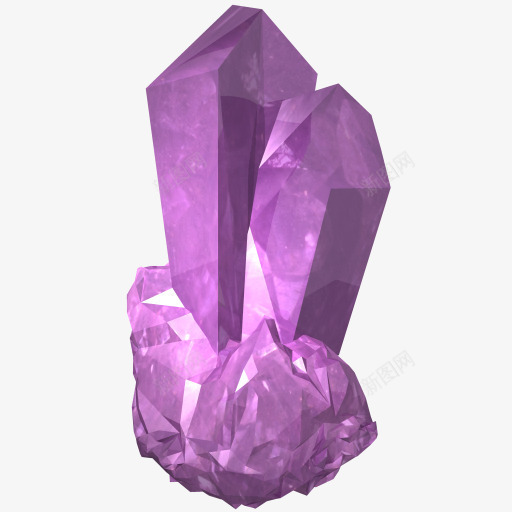 紫水晶crystalicons图标png_新图网 https://ixintu.com Amethyst 紫水晶