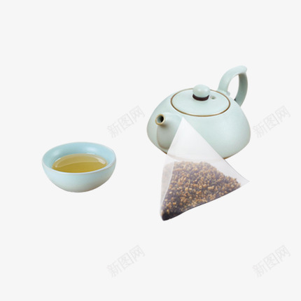 玄米玉露茶png免抠素材_新图网 https://ixintu.com 享受生活 摆拍 玄米 绿茶 茶具 茶水