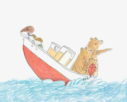 沉船乘船的熊高清图片