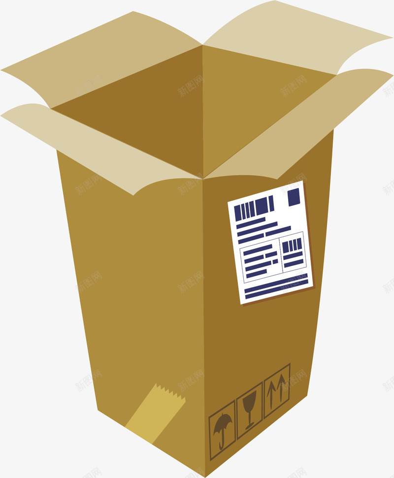 大型货物纸箱包装png免抠素材_新图网 https://ixintu.com 包装 大型货物 家电包装 快递箱 矢量png 纸箱包装 纸箱包装样机