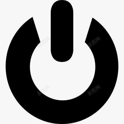 电源按钮标志图标png_新图网 https://ixintu.com 功率 图标按钮 庙的能量 按钮 标志 符号