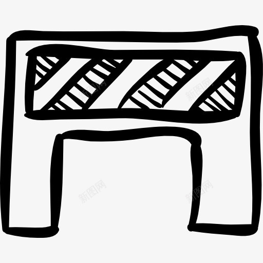 屏障建设条纹手绘工具图标png_新图网 https://ixintu.com 信号 壁垒 工具 工具和器具 手绘 手绘施工 施工 条纹 障碍