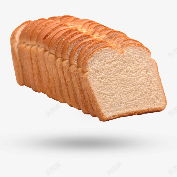 面包片吐司png免抠素材_新图网 https://ixintu.com 主食 美味 美食 面包 食物