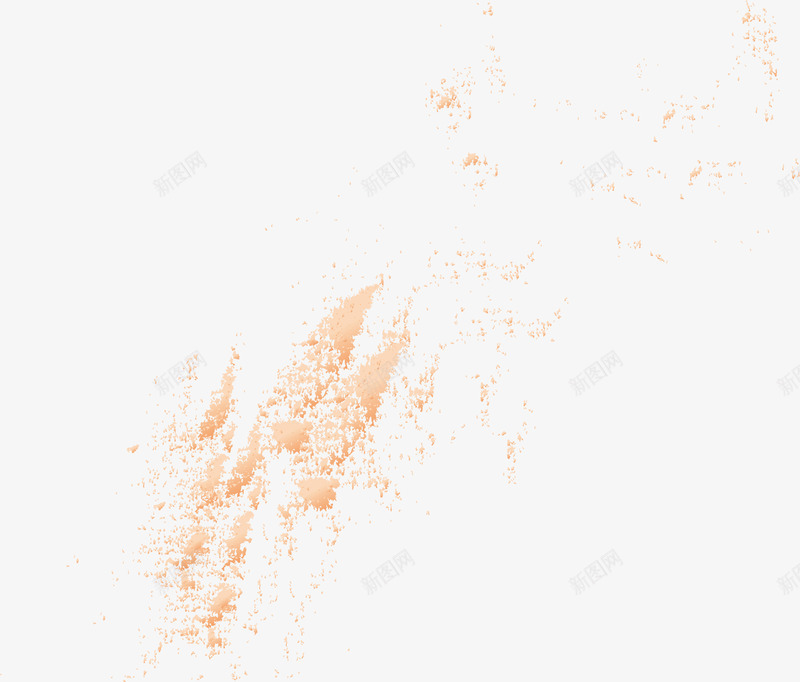 橘色泼墨装饰矢量图eps免抠素材_新图网 https://ixintu.com 手绘 橘色 漂浮 装饰 矢量图