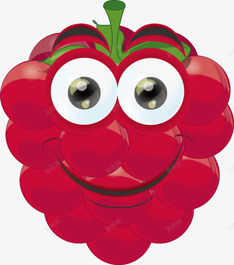 红色葡萄水果png免抠素材_新图网 https://ixintu.com 卡通水果 新鲜水果 果实 水果 水果食物 矢量水果图 蔬菜水果 表情 食物