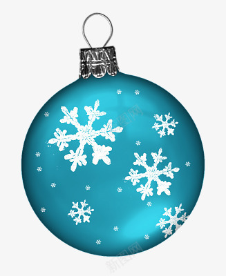 圣诞水晶球蓝色圣诞球图标png_新图网 https://ixintu.com 圣诞 水晶球 蓝色