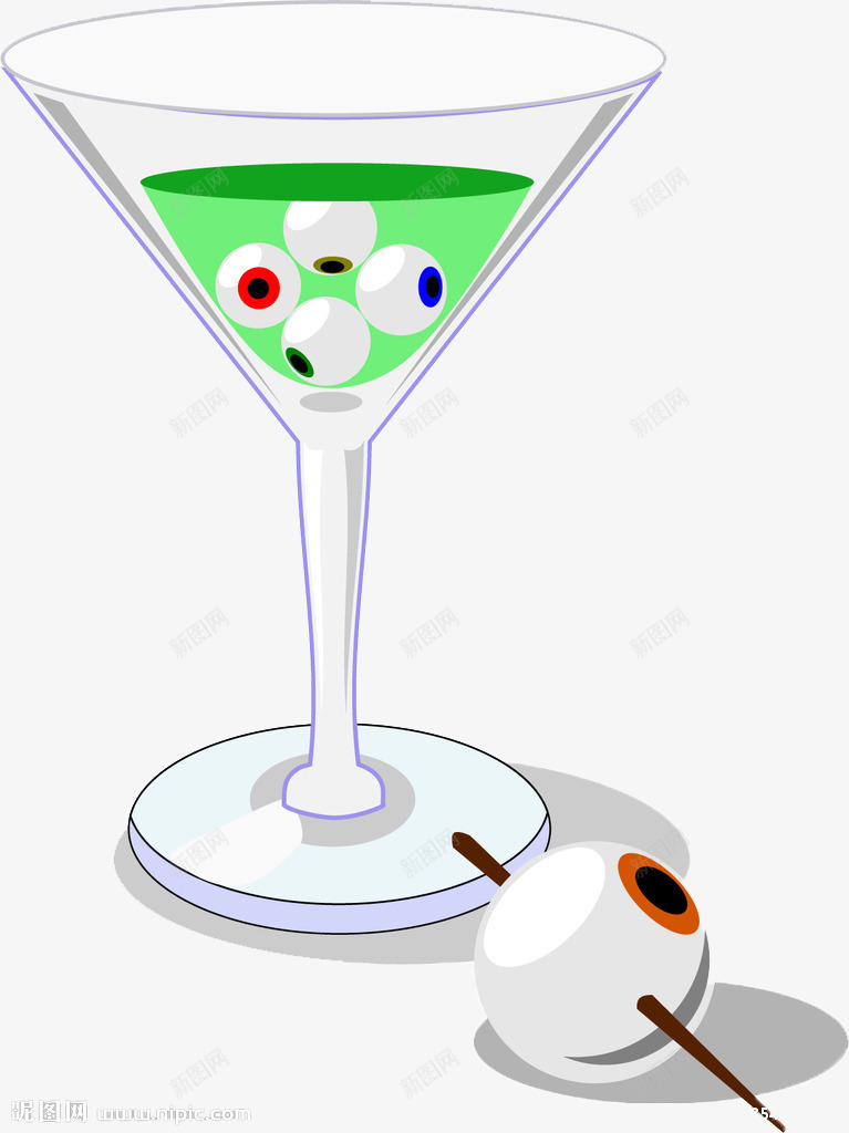 卡通杯子png免抠素材_新图网 https://ixintu.com 葡萄酒杯 西餐厅酒杯 设计 透明玻璃杯 高级酒杯 高脚杯