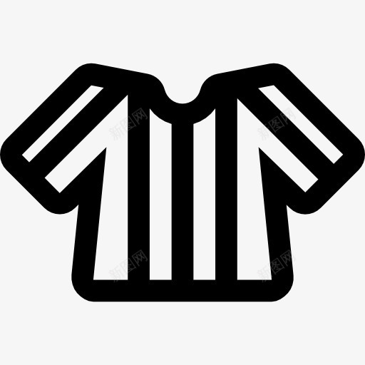 足球裁判的T恤与条纹线图标png_新图网 https://ixintu.com T恤 体育 服装 条纹 条纹T恤 裁判 足球 运动