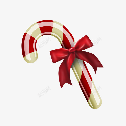 圣诞节条纹拐杖糖图标png_新图网 https://ixintu.com 图标 圣诞节 拐杖 条纹