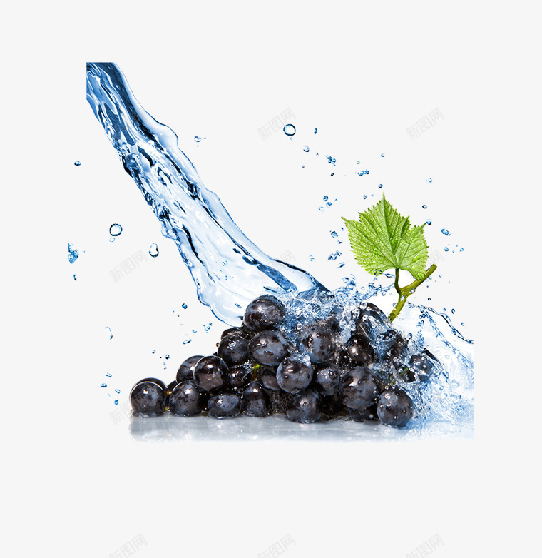 水中的葡萄png免抠素材_新图网 https://ixintu.com 水中的葡萄 葡萄素材